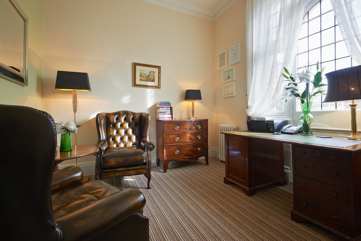 Beautiful Therapy Room with Bonita Rayner-Jones, London Hypnotherapist